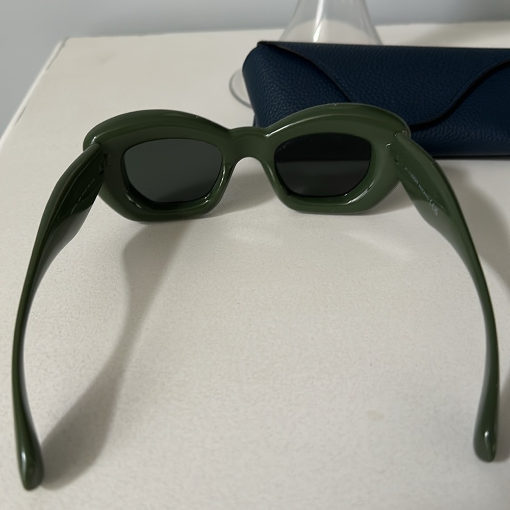 LOEWE GREEN INFLATED BUTTERFLY SUNGLASSES - Picture 5 of 9